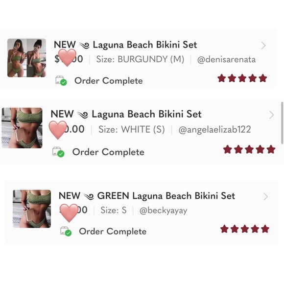 NEW GREEN Laguna Beach Bikini Set - Picture 5 of 5